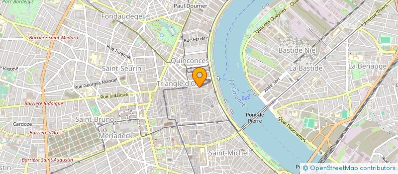 localisation de l'entreprise MONSIEUR PATRICE RANDE à BORDEAUX