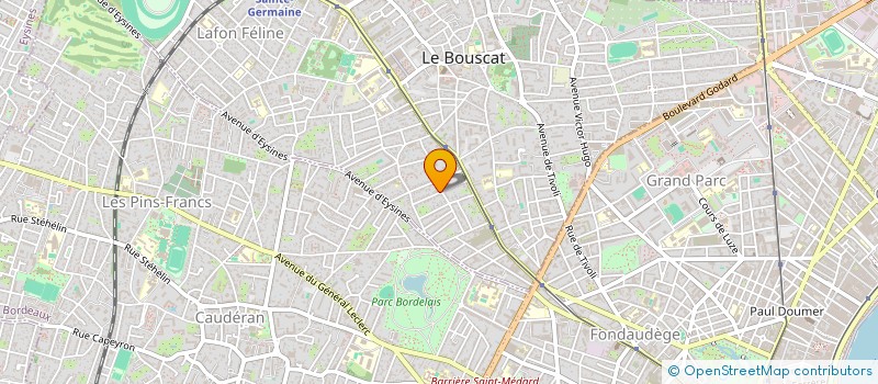 localisation de l'entreprise MONSIEUR PATRICE RAOULL  LE BOUSCAT