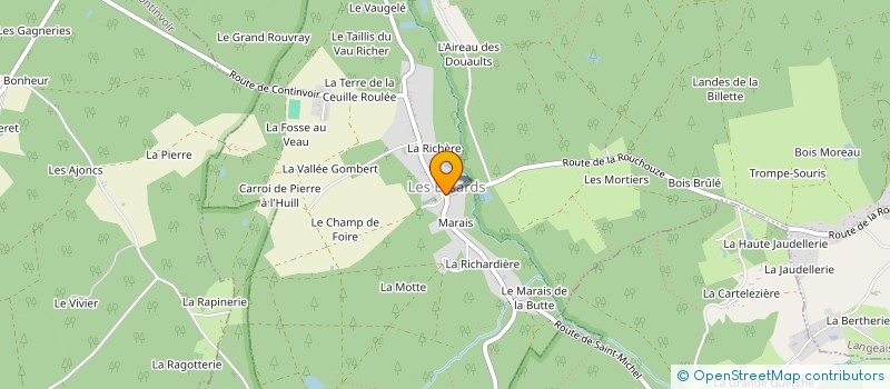 localisation de l'entreprise MONSIEUR PATRICE RAPICAULT  LANGEAIS