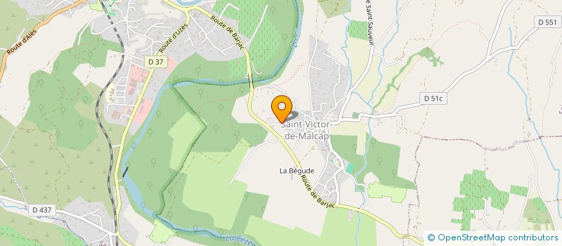 localisation de l'entreprise MONSIEUR PATRICE RATIER  SAINT-VICTOR-DE-MALCAP