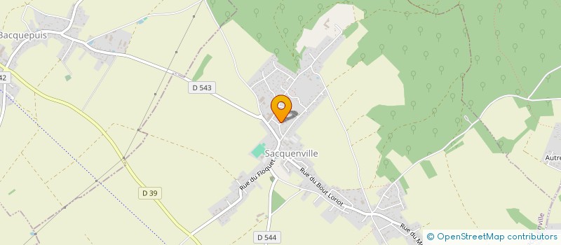 localisation de l'entreprise MONSIEUR PATRICE RAULIN  SACQUENVILLE