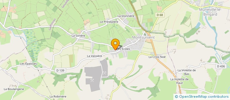 localisation de l'entreprise MONSIEUR PATRICE RAULT à GOUVILLE-SUR-MER