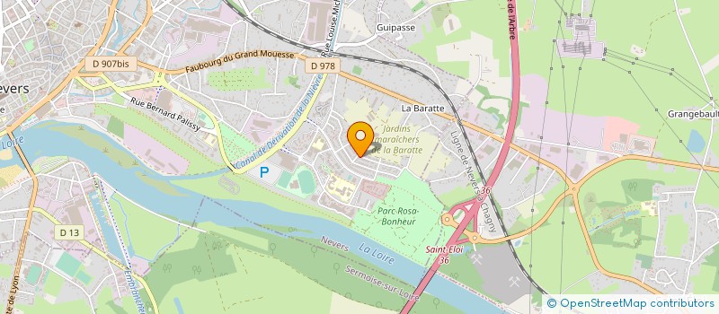 localisation de l'entreprise MONSIEUR PATRICE RAVAUD à NEVERS