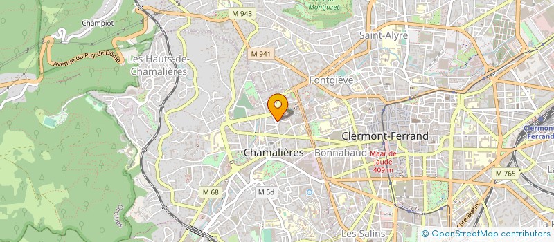 localisation de l'entreprise MONSIEUR PATRICE RAVOUX à CHAMALIERES