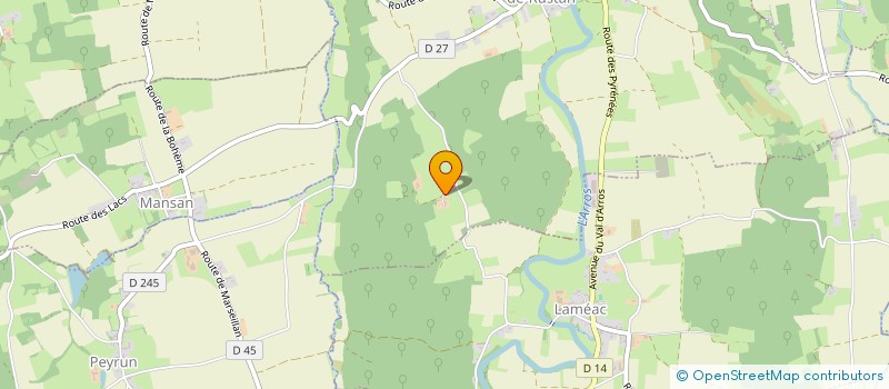 localisation de l'entreprise MONSIEUR PATRICE RAYMOND  SAINT-SEVER-DE-RUSTAN