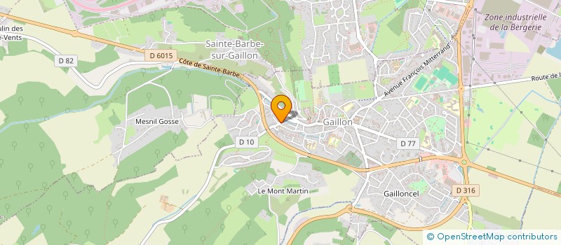 localisation de l'entreprise MONSIEUR PATRICE REBOURS  ACQUIGNY