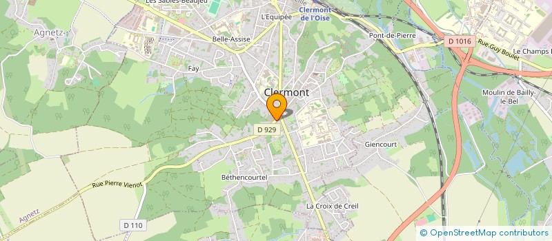 localisation de l'entreprise MONSIEUR PATRICE REGULIER  CLERMONT