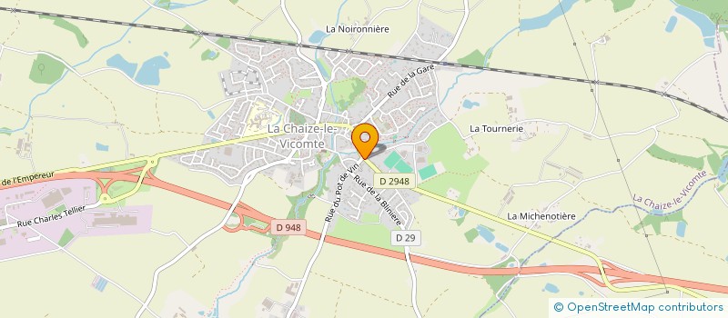 localisation de l'entreprise MONSIEUR PATRICE REMAUD à LA CHAIZE-LE-VICOMTE