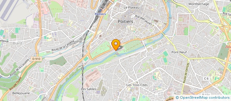 localisation de l'entreprise MONSIEUR PATRICE REMAUD à POITIERS