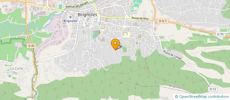 localisation de l'entreprise MONSIEUR PATRICE RENAU  BRIGNOLES