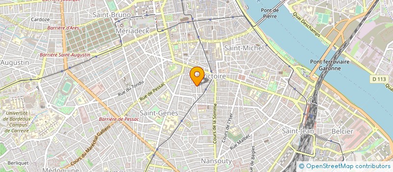 localisation de l'entreprise MONSIEUR PATRICE RENAUD à BORDEAUX