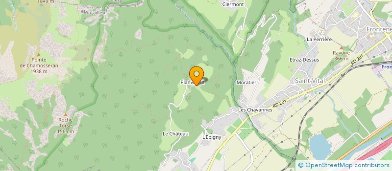 localisation de l'entreprise MONSIEUR PATRICE RENAUD  MONTAILLEUR