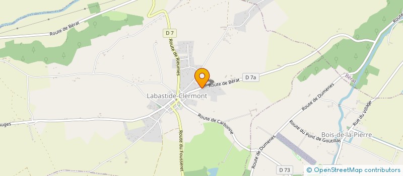 localisation de l'entreprise MONSIEUR PATRICE RENAUD  LABASTIDE-CLERMONT