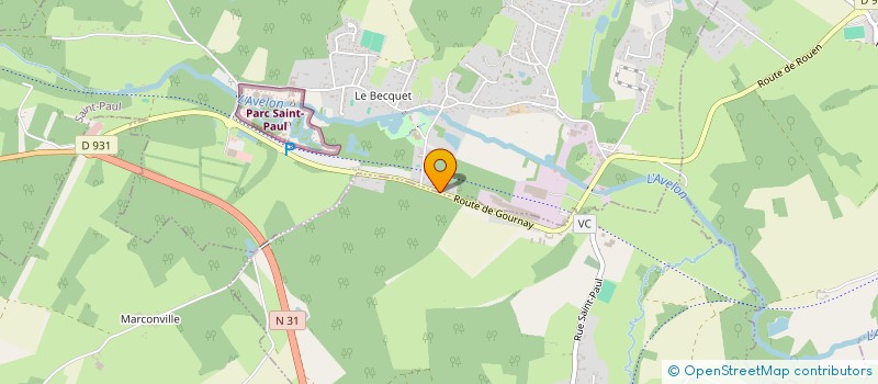 localisation de l'entreprise MONSIEUR PATRICE RENE  SAINT-AUBIN-EN-BRAY