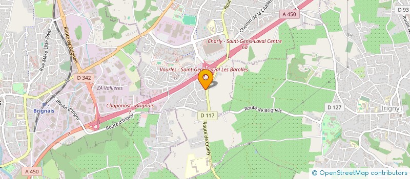 localisation de l'entreprise MONSIEUR PATRICE REY à SAINT-GENIS-LAVAL