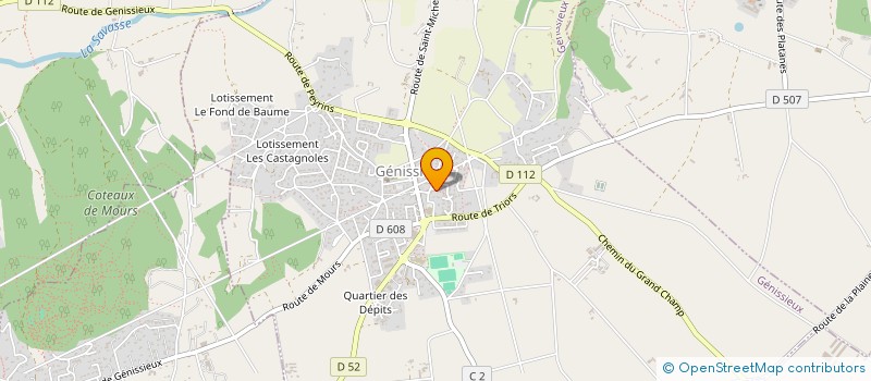 localisation de l'entreprise MONSIEUR PATRICE REYNAUD à GENISSIEUX