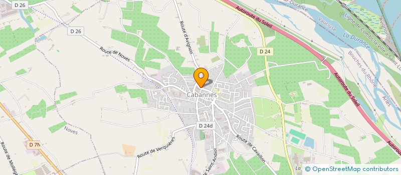 localisation de l'entreprise MONSIEUR PATRICE REYNAUD  CABANNES