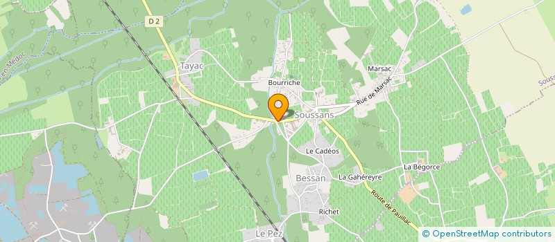 localisation de l'entreprise MONSIEUR PATRICE RIBEIRO - GRANJA  ARCINS