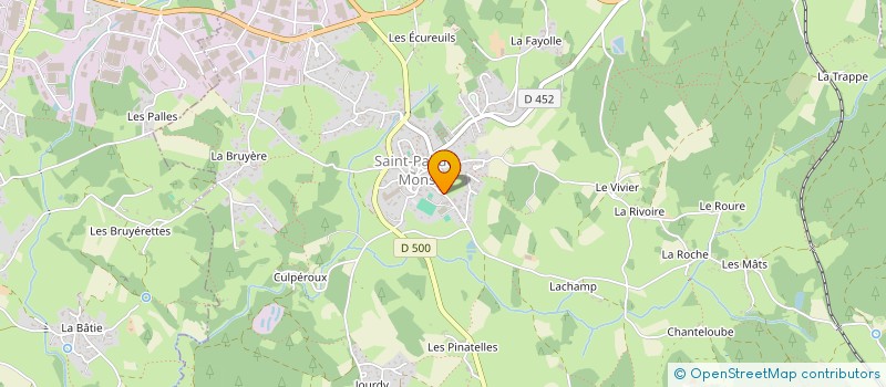 localisation de l'entreprise MONSIEUR PATRICE RIBEIRO SERODIO  SAINT-PAL-DE-MONS