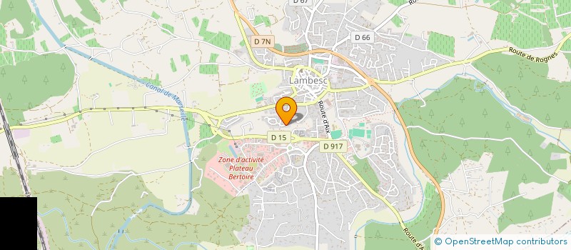 localisation de l'entreprise MONSIEUR PATRICE RICO  LAMBESC