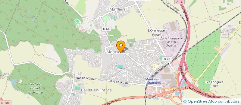 localisation de l'entreprise MONSIEUR PATRICE RILCY  MONTSOULT