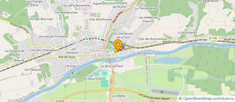localisation de l'entreprise MONSIEUR PATRICE RIOLLET  MONTRICHARD-VAL-DE-CHER
