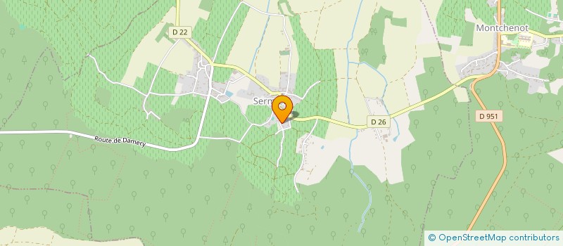 localisation de l'entreprise MONSIEUR PATRICE RION  SERMIERS