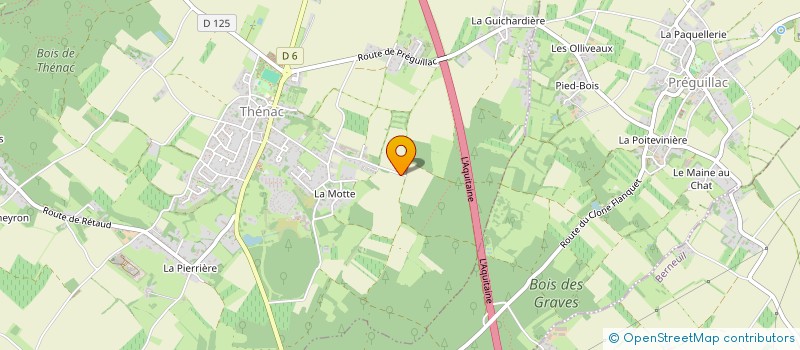 localisation de l'entreprise MONSIEUR PATRICE RIVET  THENAC