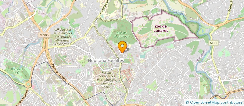 localisation de l'entreprise MONSIEUR PATRICE RIVIERE à MONTPELLIER