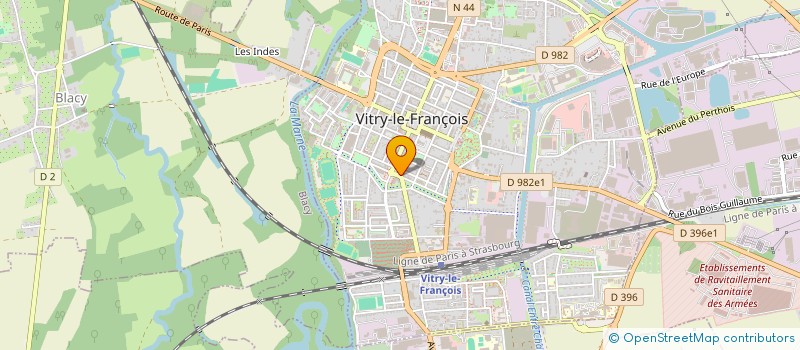 localisation de l'entreprise MONSIEUR PATRICE ROBERT  VITRY-LE-FRANCOIS