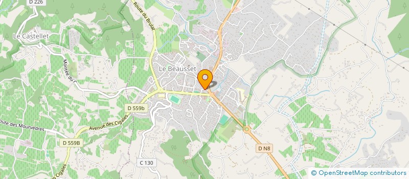 localisation de l'entreprise MONSIEUR PATRICE ROBERT  LE BEAUSSET