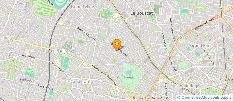 localisation de l'entreprise MONSIEUR PATRICE ROBIN  BORDEAUX