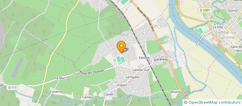 localisation de l'entreprise MONSIEUR PATRICE ROBIN  CERONS