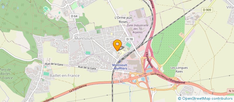 localisation de l'entreprise MONSIEUR PATRICE ROBLIN à MONTSOULT