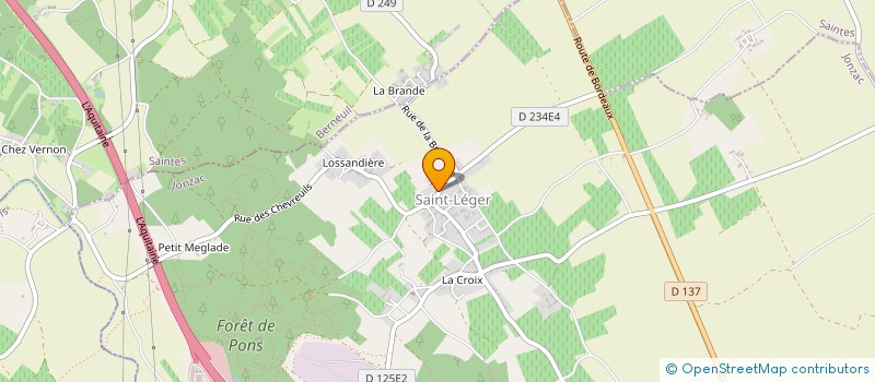 localisation de l'entreprise MONSIEUR PATRICE ROCHAUD  SAINT-LEGER