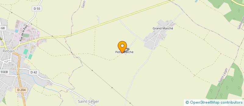 localisation de l'entreprise MONSIEUR PATRICE ROGER  SAINT-LEGER