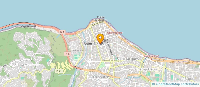 localisation de l'entreprise MONSIEUR PATRICE ROLAND BERNARD à SAINT-DENIS