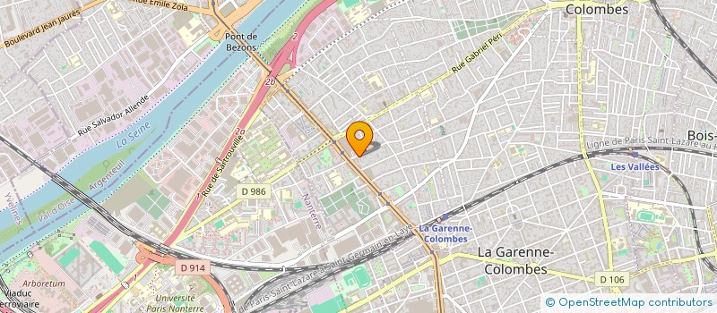 localisation de l'entreprise MONSIEUR PATRICE ROLLAND à COLOMBES