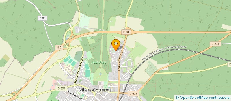 localisation de l'entreprise MONSIEUR PATRICE ROLLAND  VILLERS-COTTERETS