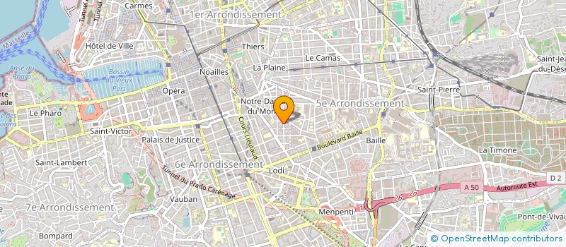 localisation de l'entreprise MONSIEUR PATRICE ROLLAND à MARSEILLE