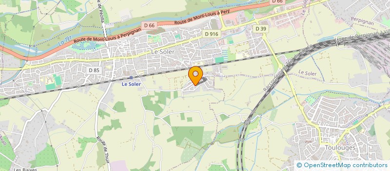 localisation de l'entreprise MONSIEUR PATRICE ROLLAND  LE SOLER