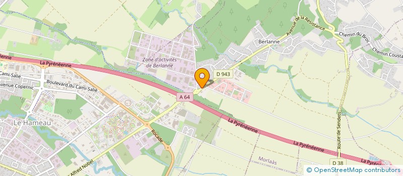 localisation de l'entreprise MONSIEUR PATRICE ROLLE  MORLAAS