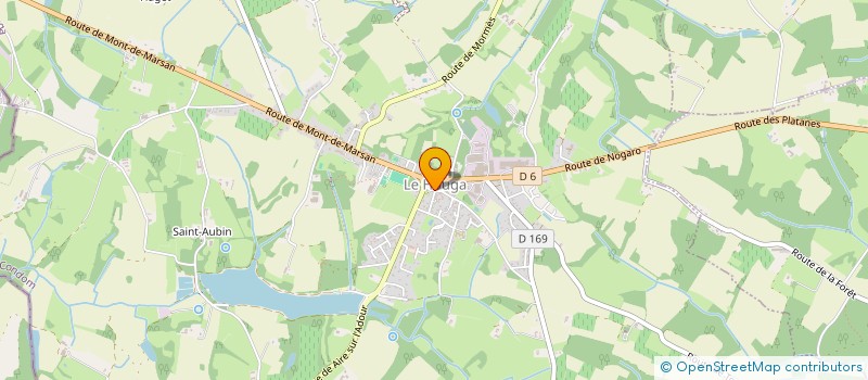 localisation de l'entreprise MONSIEUR PATRICE ROMA  LE HOUGA