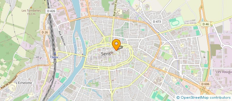 localisation de l'entreprise MONSIEUR PATRICE ROMEO TOURE  SENS