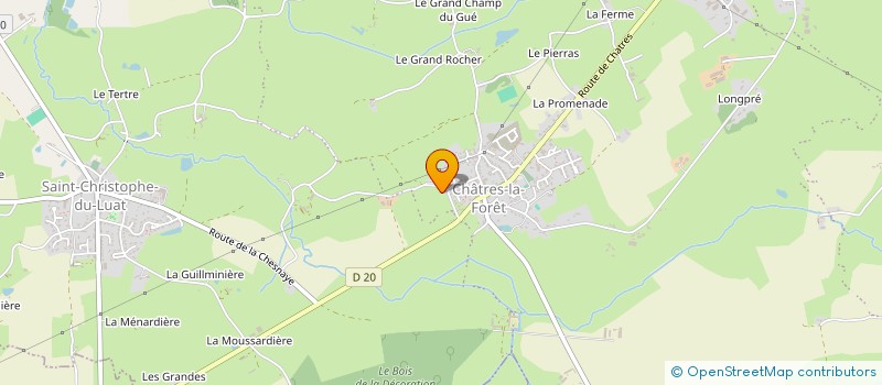 localisation de l'entreprise MONSIEUR PATRICE RONDEAU  EVRON