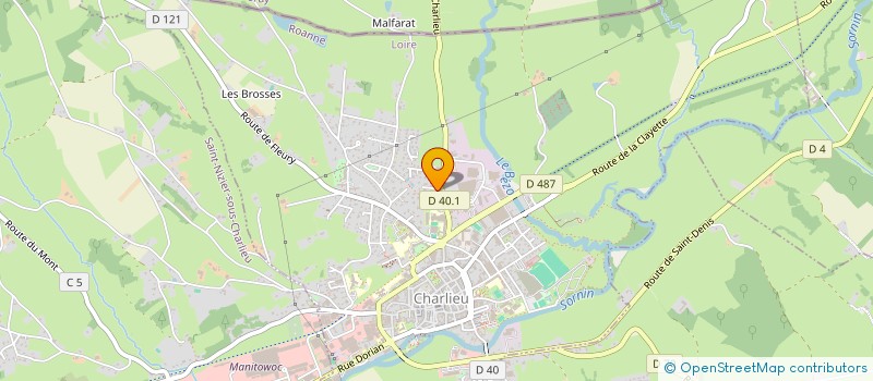 localisation de l'entreprise MONSIEUR PATRICE ROQUES  CHARLIEU