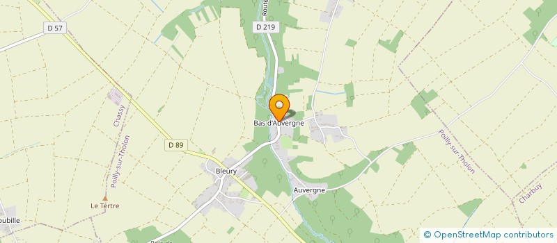 localisation de l'entreprise MONSIEUR PATRICE ROSIER  POILLY-SUR-THOLON