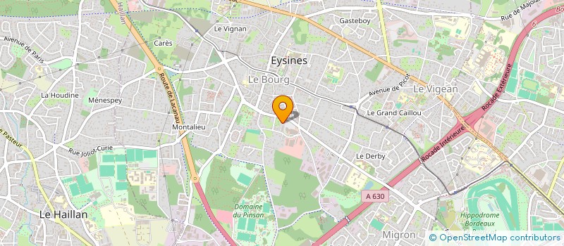 localisation de l'entreprise MONSIEUR PATRICE ROSPIDE  EYSINES