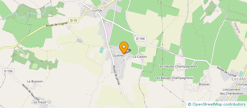 localisation de l'entreprise MONSIEUR PATRICE ROUHAUD  CHASSORS