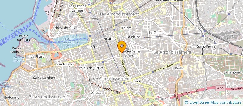 localisation de l'entreprise MONSIEUR PATRICE ROUSSET à MARSEILLE